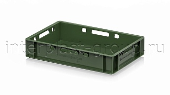 Ящик для мяса и колбасных изделий Е-1 зеленый в Минске Ящик для мяса и колбасных изделий Е-1 зеленый в Минске