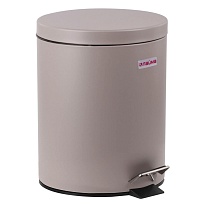 Ведро-контейнер для мусора (урна) с педалью LAIMA Classic, 12 л, серое, матовое, металл, со съемным внутренним ведром в Минске Ведро-контейнер для мусора (урна) с педалью LAIMA Classic, 12 л, серое, матовое, металл, со съемным внутренним ведром в Минске