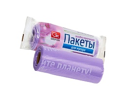 Мешки для мусора 35 л, ароматизированные, сиреневые, в рулоне 20 шт., ПНД, 12 мкм, 560х530 мм, GRIFON Полевые Цветы, 100-034 в Минске Мешки для мусора 35 л, ароматизированные, сиреневые, в рулоне 20 шт., ПНД, 12 мкм, 560х530 мм, GRIFON Полевые Цветы, 100-034 в Минске