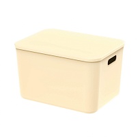 Ящик пластиковый вкладываемый бежевый 410х305х245 мм в Минске