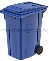 Мусорный контейнер 360 л синий 360 синий в Минске
