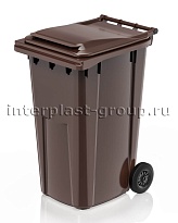 Контейнер для мусора 240 л коричневый облегченный 240 зеленый в Минске