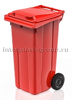 Мусорный контейнер 120 л красный 120 красный в Минске Мусорный контейнер 120 л красный 120 красный в Минске