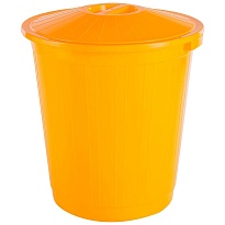 Мусорный бак с крышкой 70 л желтый 70 желтый в Минске Мусорный бак с крышкой 70 л желтый 70 желтый в Минске
