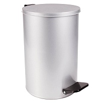 Ведро для мусора с педалью, усиленное, Титан, 10 л, серое, оцинкованная сталь в Минске Ведро для мусора с педалью, усиленное, Титан, 10 л, серое, оцинкованная сталь в Минске