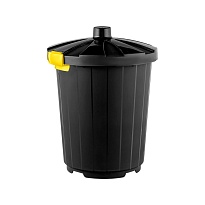 Мусорный бак с крышкой 105 л темно-серый 105 темно-серый в Минске
