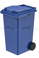 Контейнер для мусора 240 л синий 240 синий в Минске Контейнер для мусора 240 л синий 240 синий в Минске