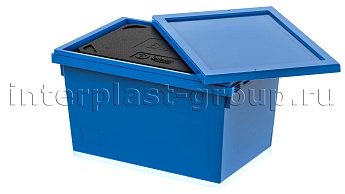 Изотермический контейнер KV 6432 в сборе с крышкой голубой в Минске Изотермический контейнер KV 6432 в сборе с крышкой голубой в Минске