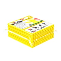 Мешки для мусора 160 л, желтые, в пачке 10 шт., ПВД, 40 мкм, 900х1100 мм, i-Bag в Минске