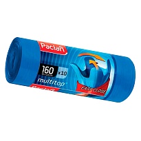 Мешки для мусора 160 л, с ушками, синие, в рулоне 10 шт., ПВД, 30 мкм, 1250х900 мм, PACLAN Multitop, 604064 в Минске Мешки для мусора 160 л, с ушками, синие, в рулоне 10 шт., ПВД, 30 мкм, 1250х900 мм, PACLAN Multitop, 604064 в Минске