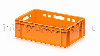 Ящик для мяса и колбасных изделий Е-2 оранжевый в Минске Ящик для мяса и колбасных изделий Е-2 оранжевый в Минске
