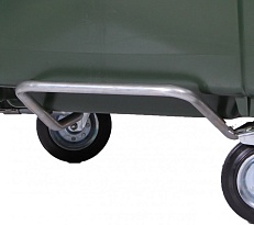 Педаль для мусорного контейнера 1100 л.  серый в Минске