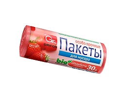 Мешки для мусора 30 л, ароматизированные, Клубника, красные, в рулоне 20 шт., ПНД, 9 мкм, 560х530 мм, GRIFON Aroma, 101-020 K в Минске Мешки для мусора 30 л, ароматизированные, Клубника, красные, в рулоне 20 шт., ПНД, 9 мкм, 560х530 мм, GRIFON Aroma, 101-020 K в Минске