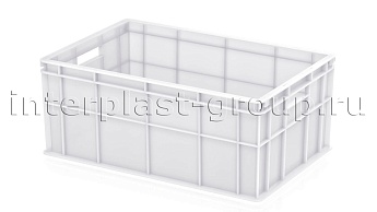 Ящик для молока, мяса, овощей и фруктов сплошной белый в Минске