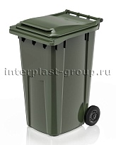 Контейнер для мусора 240 л зеленый облегченный 240 зеленый в Минске